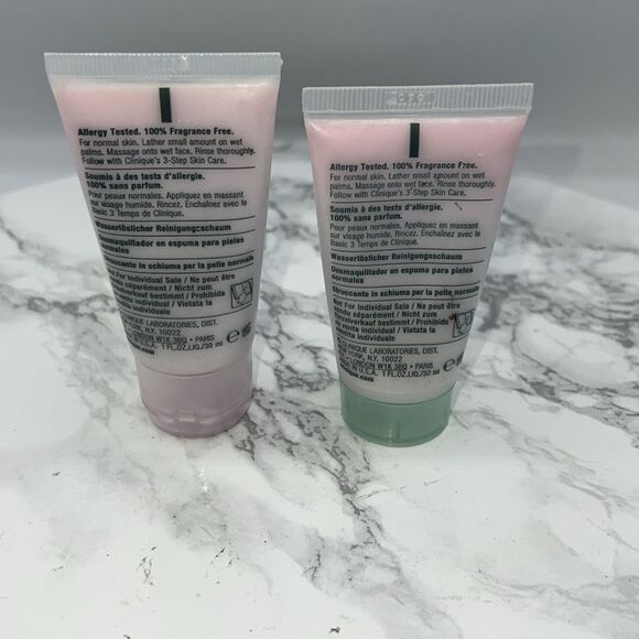 CLINIQUE Rinse-Off Foaming Cleanser-1 Fl Oz-Lot of 2 NEW! - Picture 2 of 2